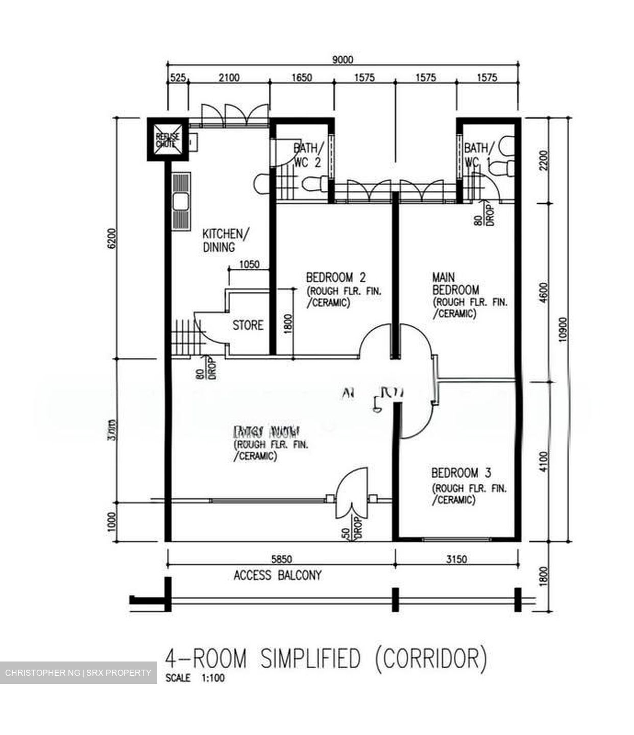 Blk 836 Tampines Street 82 (Tampines), HDB 4 Rooms #566101271